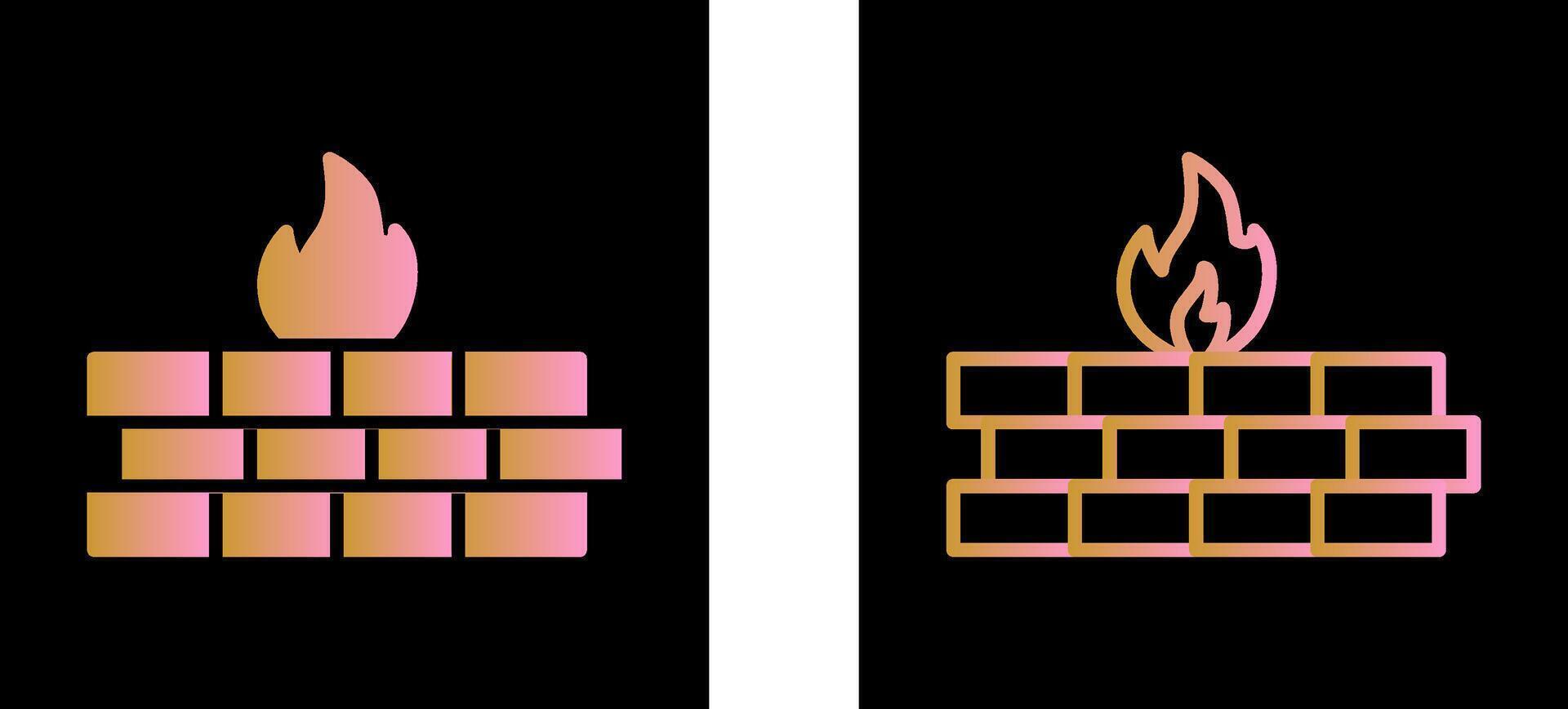 Firewall Vector Icon