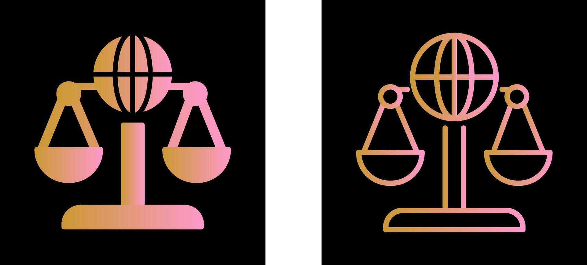 International Law Vector Icon