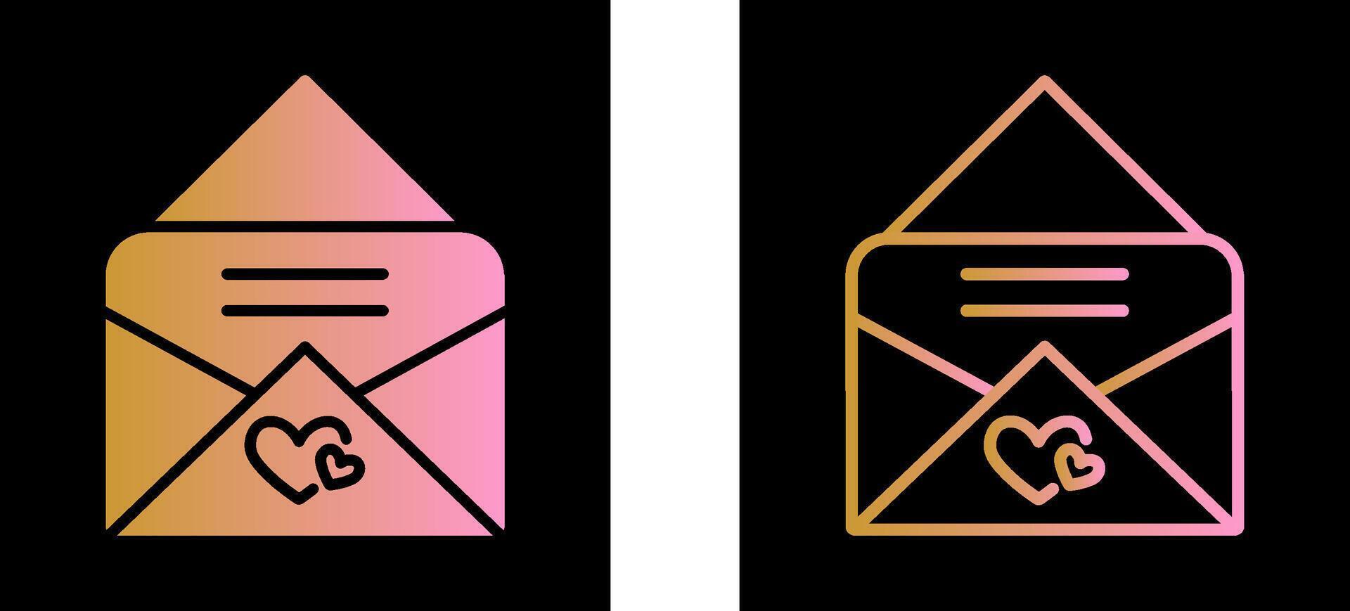Love Letter Vector Icon