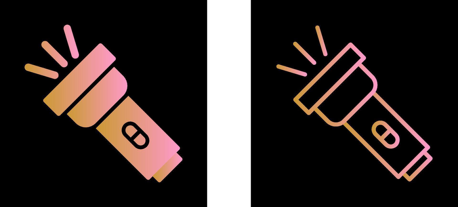 Flashlight Vector Icon