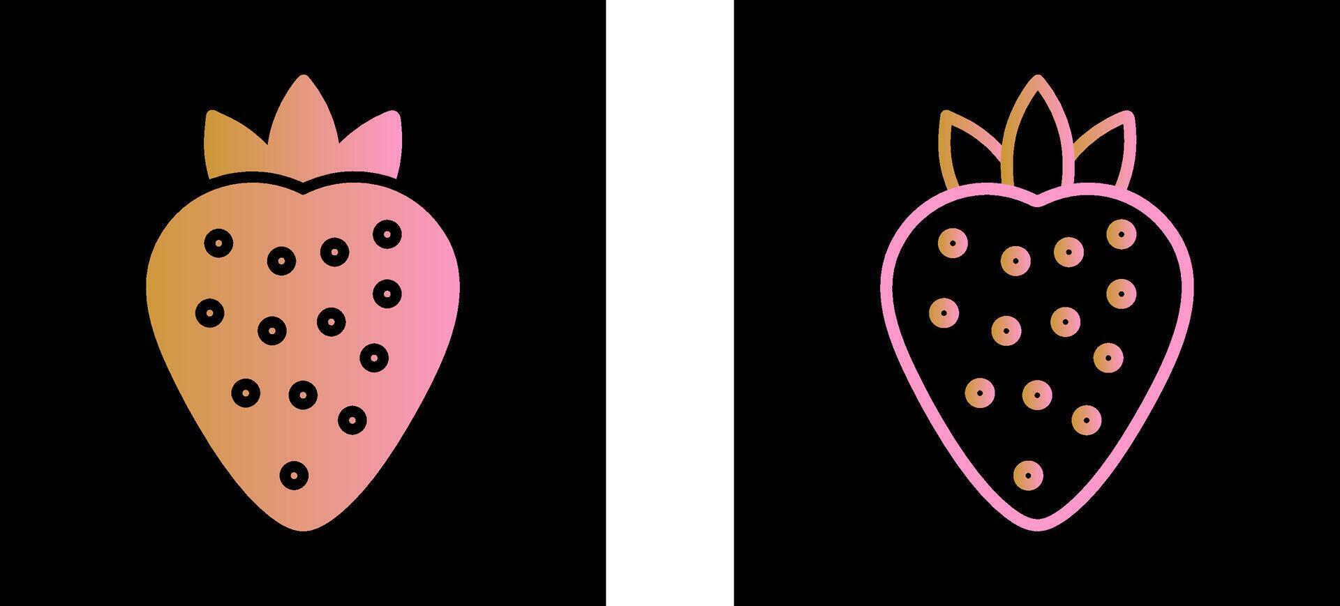 Strawberry Vector Icon