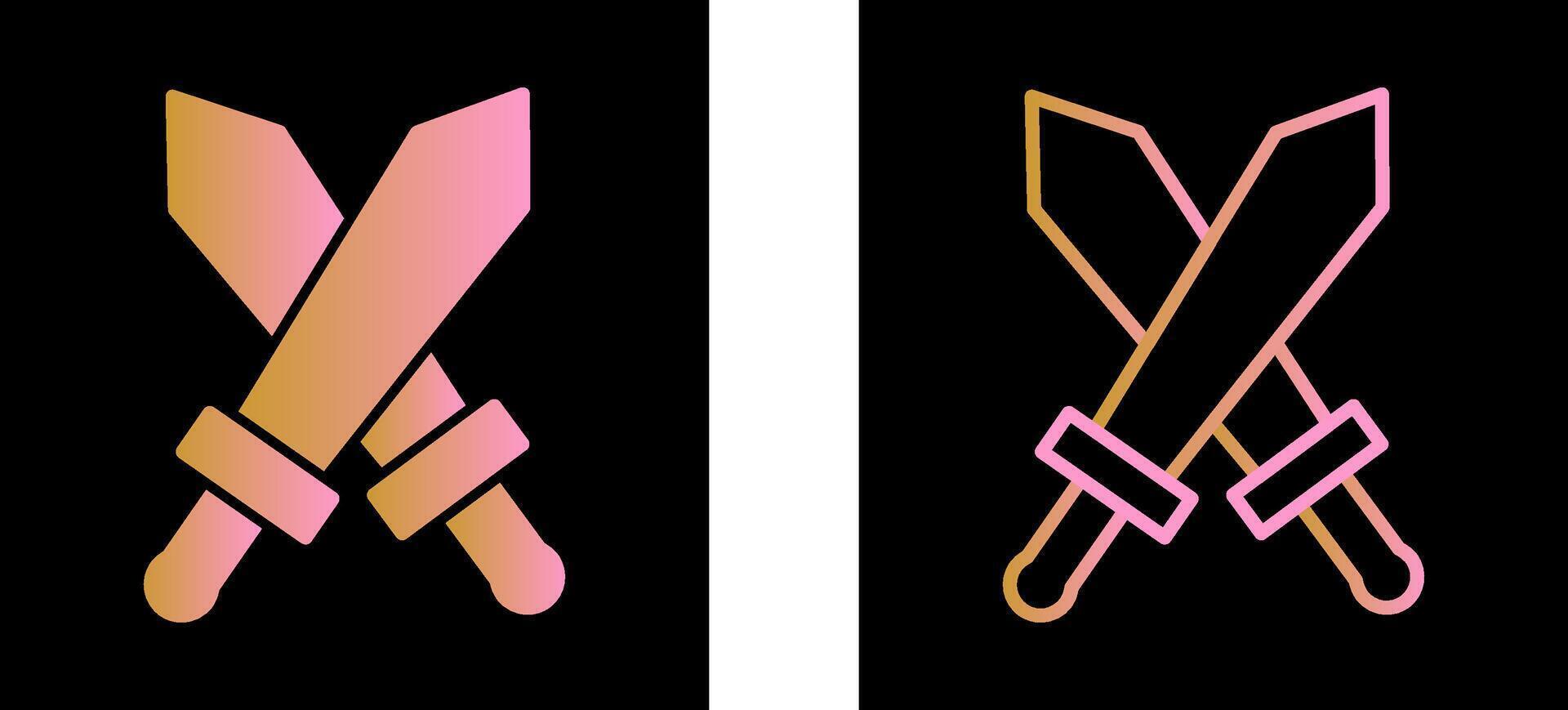 Two Swords Vector Icon
