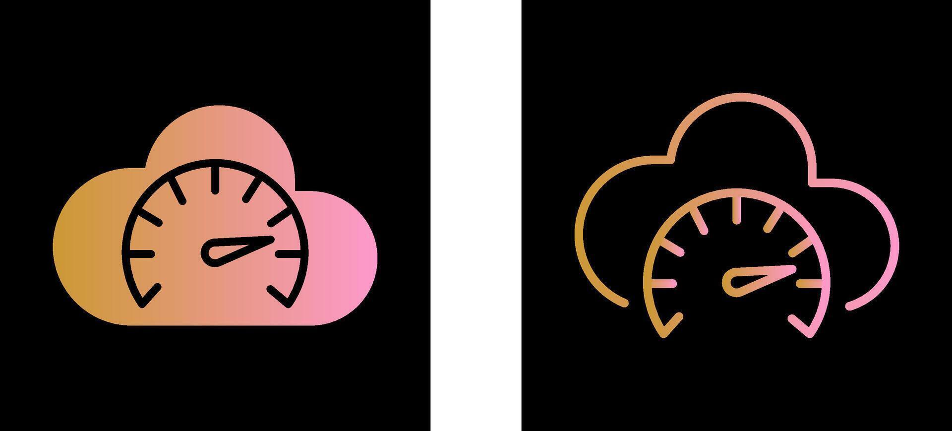 Speed Test Vector Icon