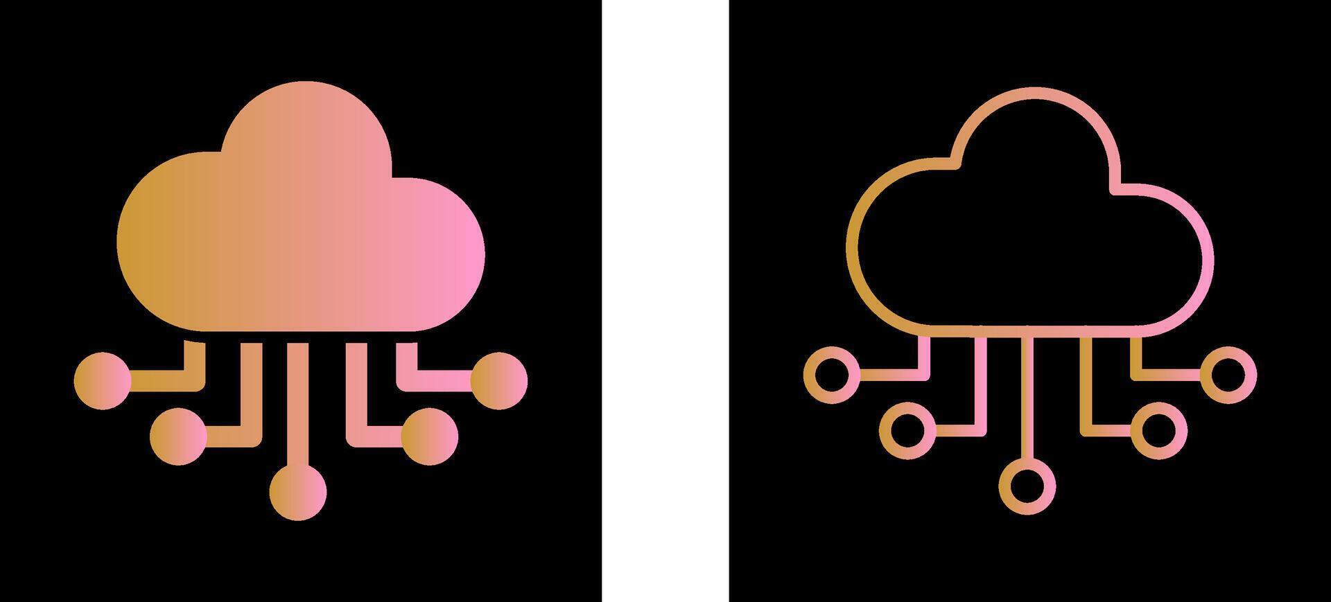 Cloud Computing Vector Icon