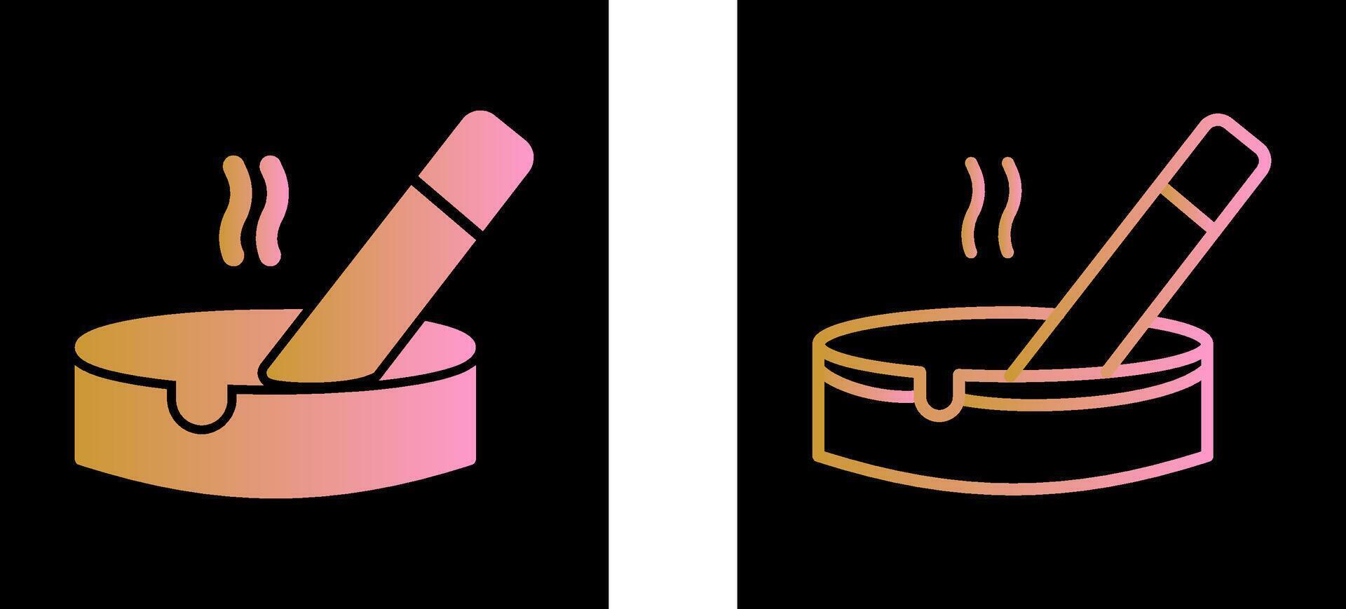 Ashtray Vector Icon