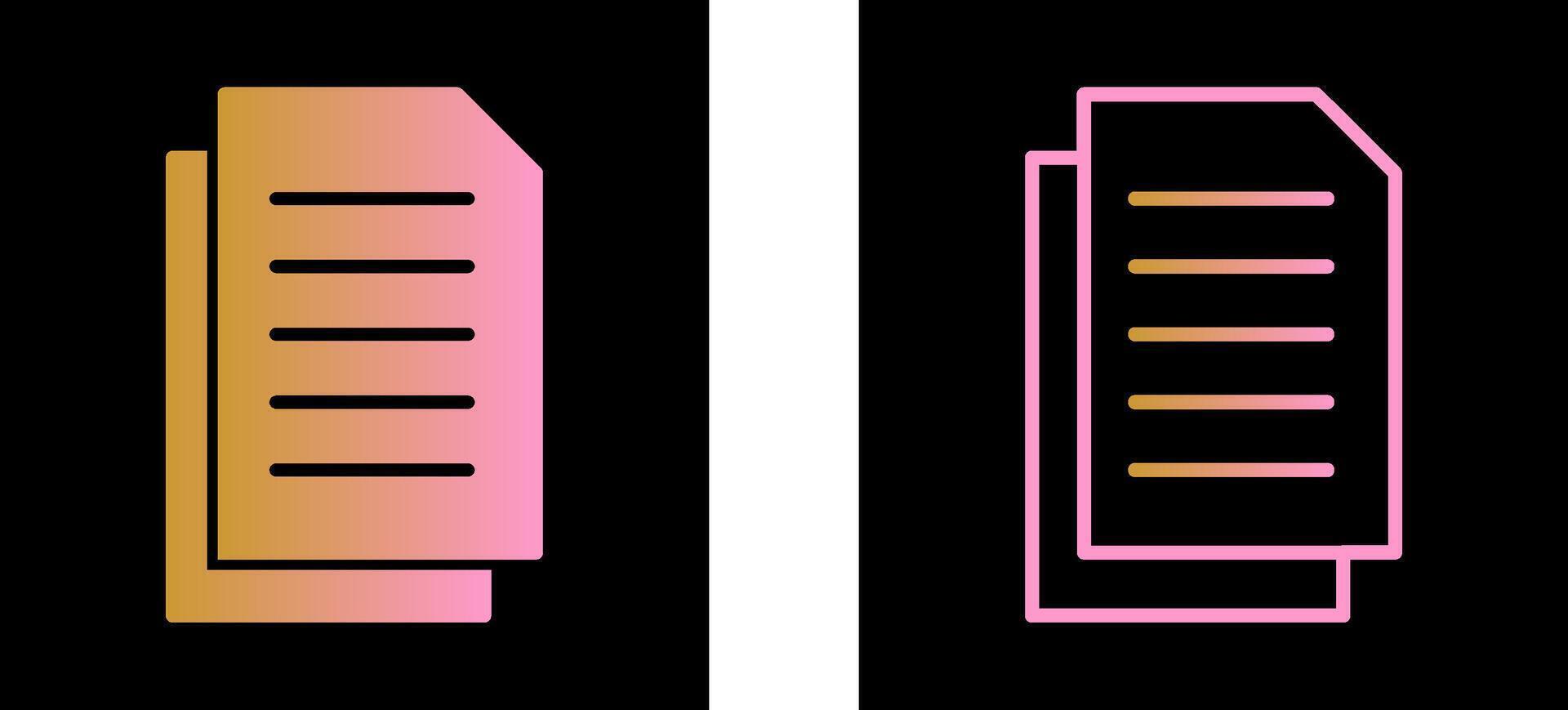 Document Vector Icon