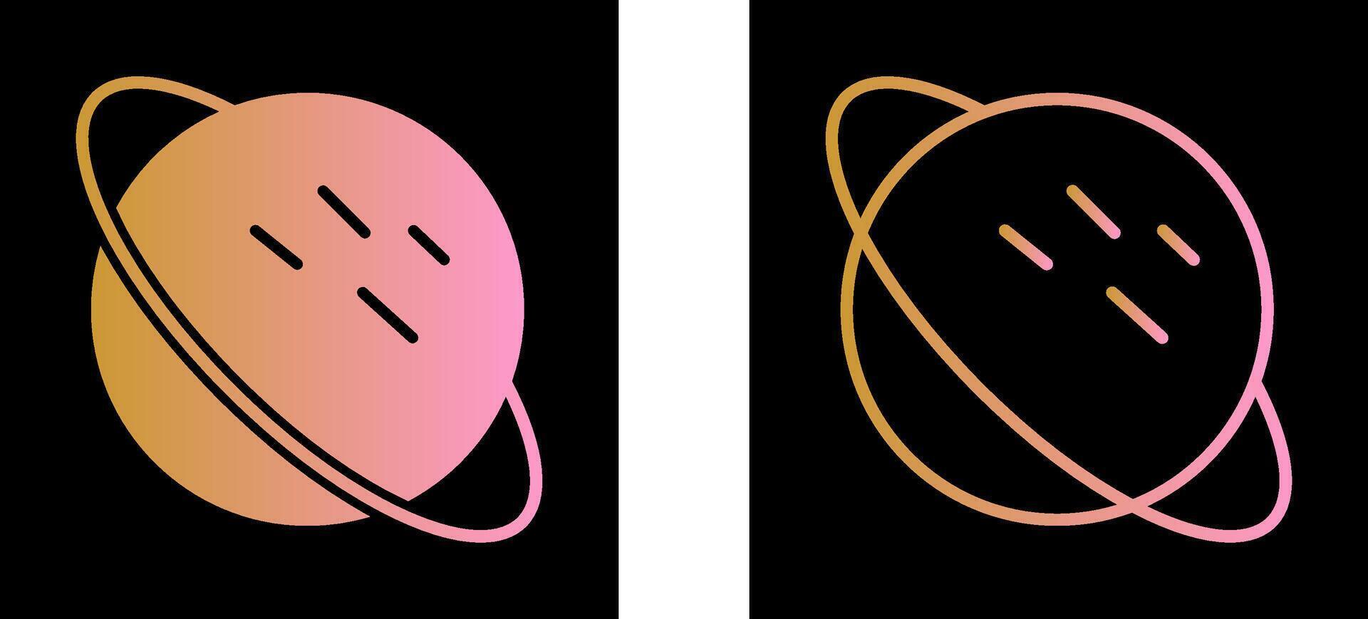 Saturn Vector Icon