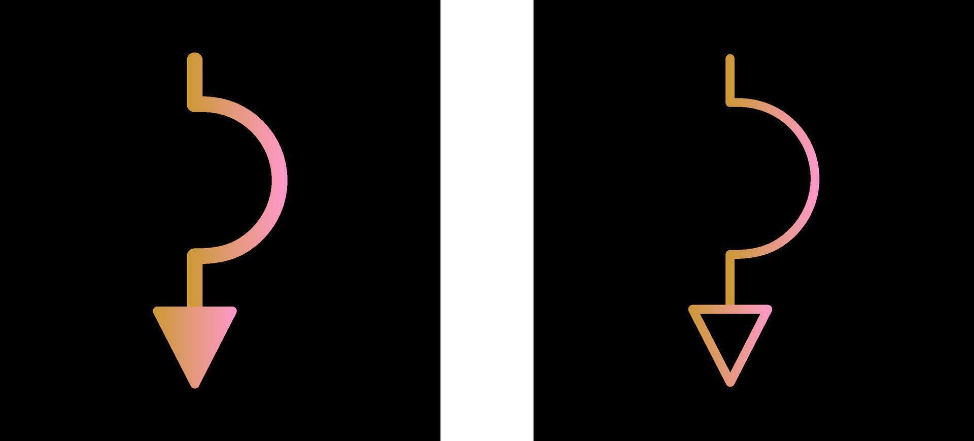 Arrow down Vector Icon