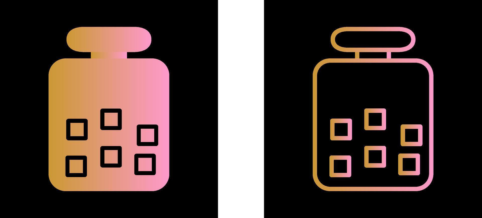 Sugar Bottle Vector Icon