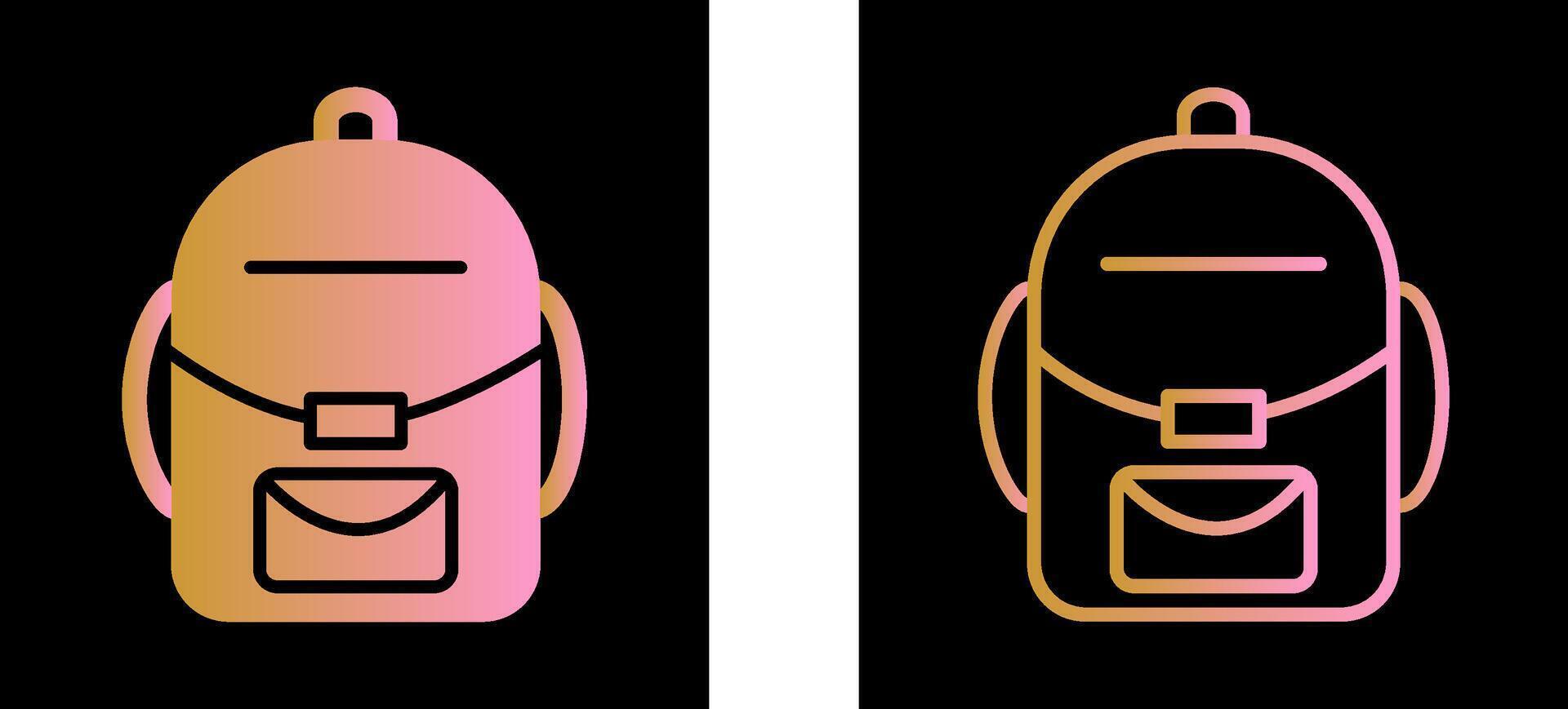 Backpack Vector Icon