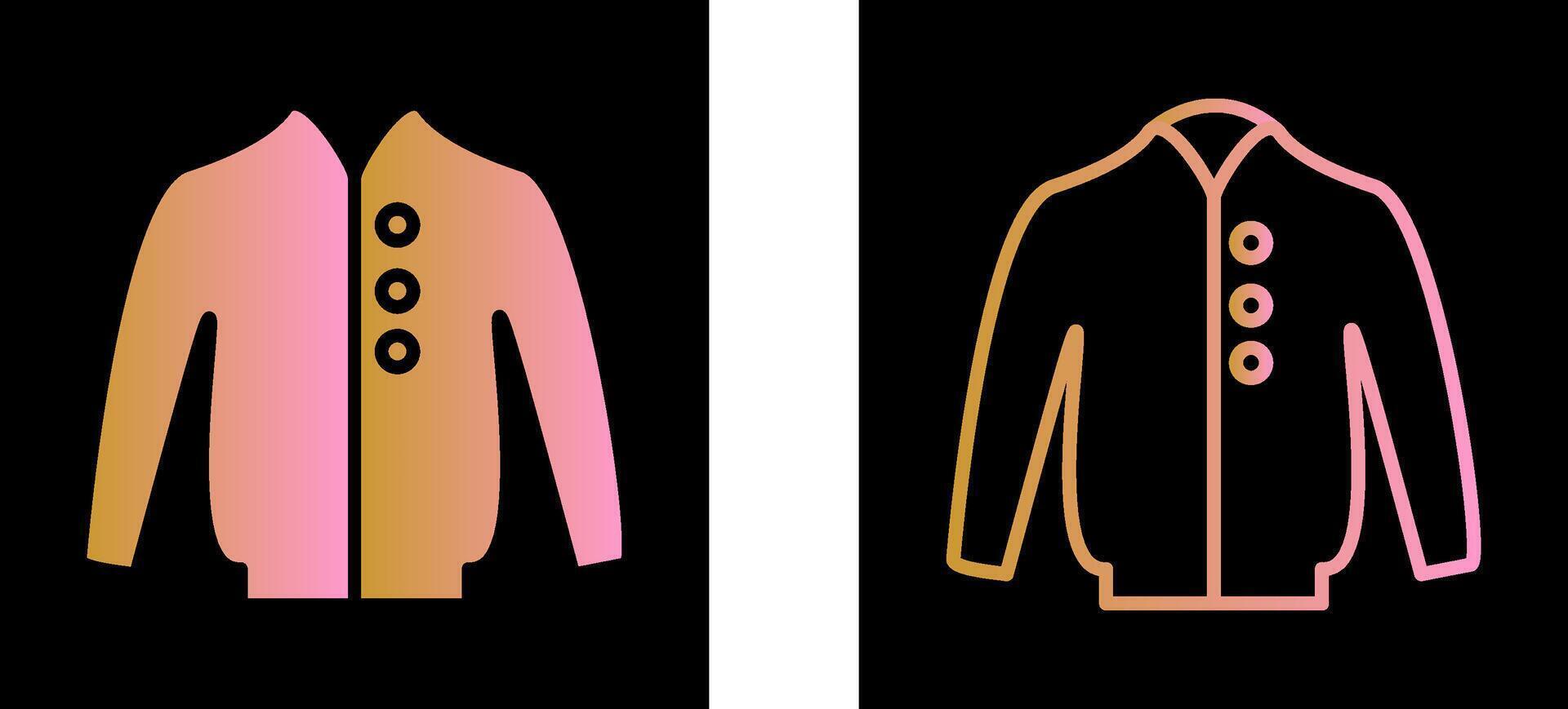 Mens Jacket Vector Icon