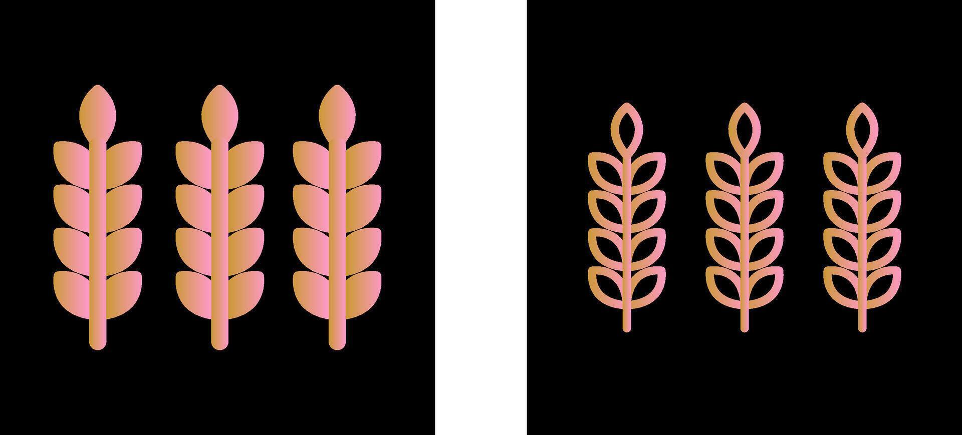 Wheat Vector Icon