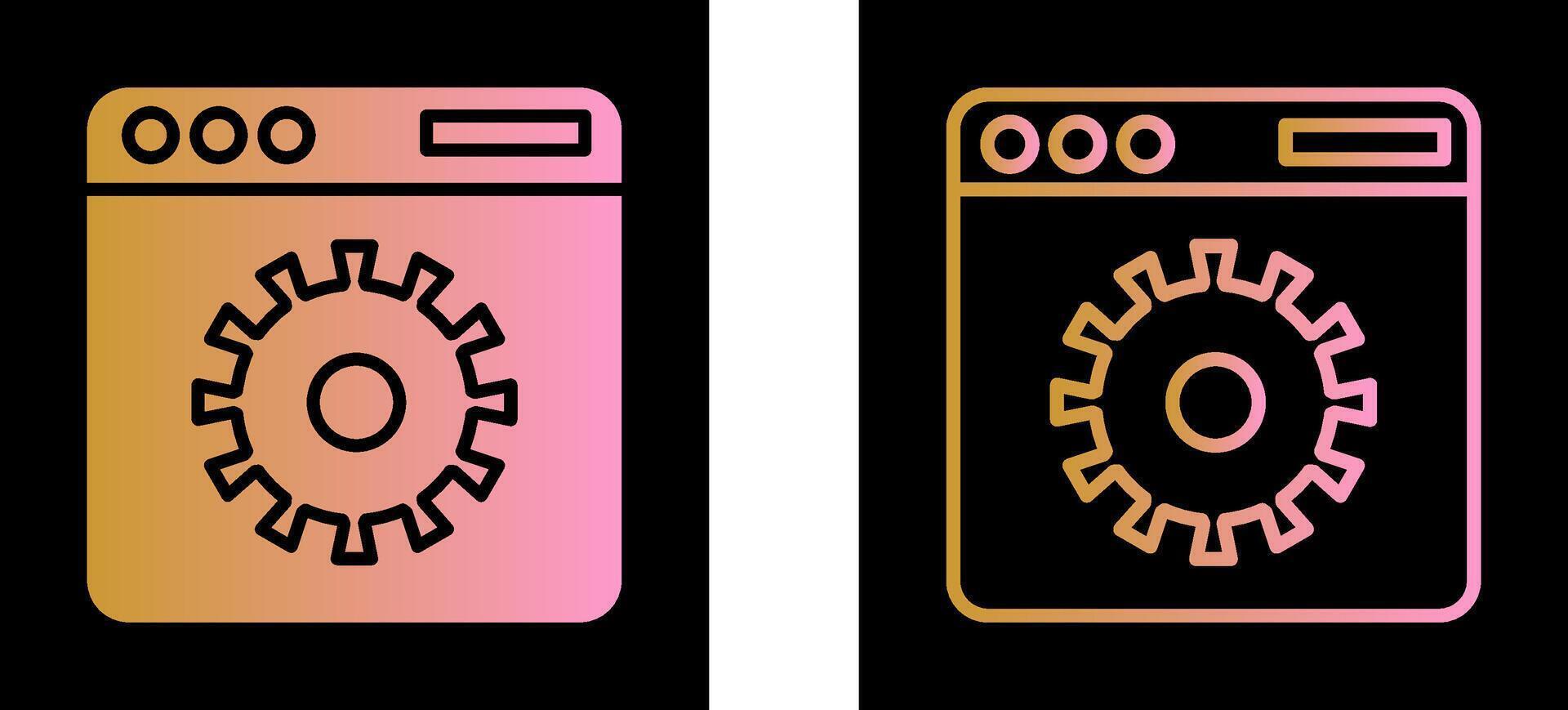 Website Settings Vector Icon
