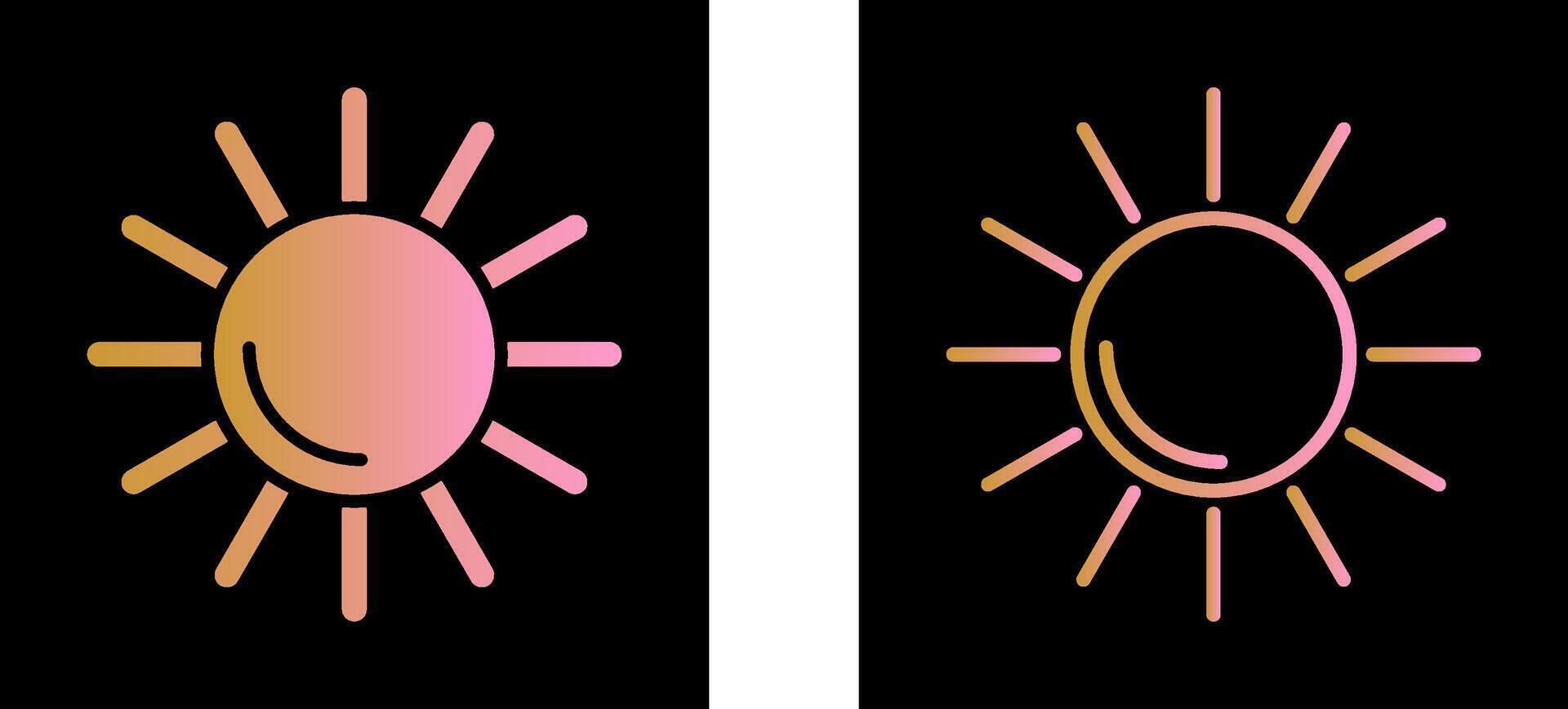 Sun Vector Icon