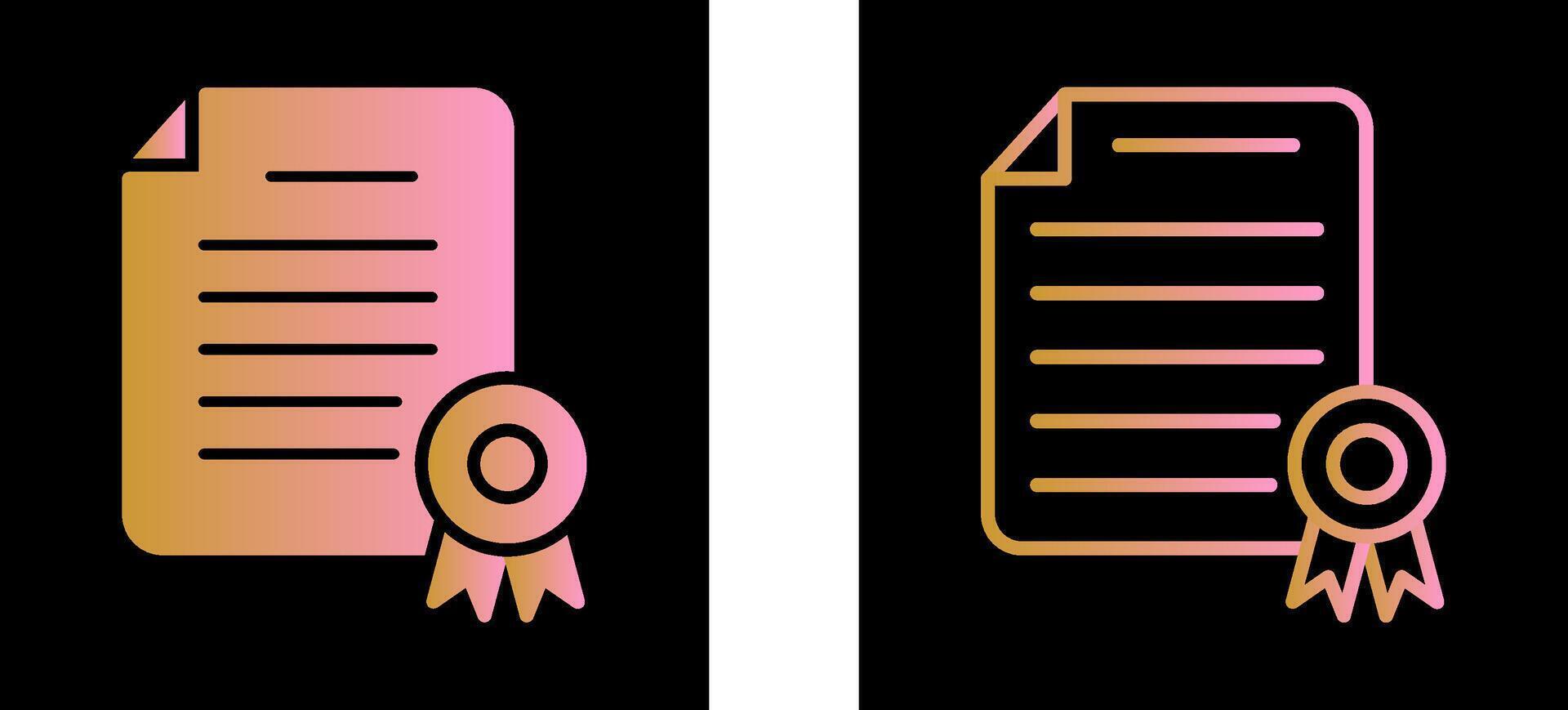 Diploma Vector Icon