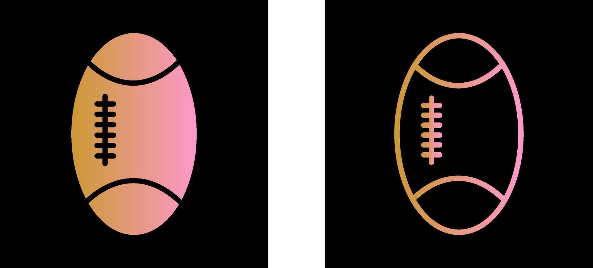 Rugby Vector Icon