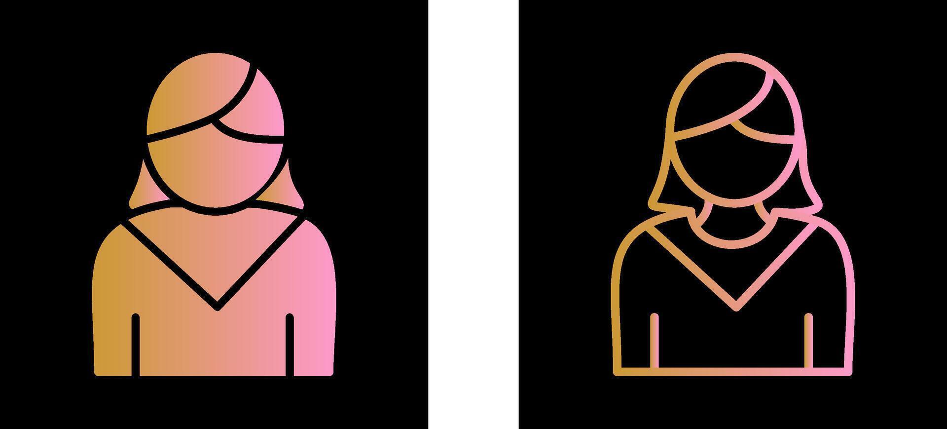 Business Women Vector Icon