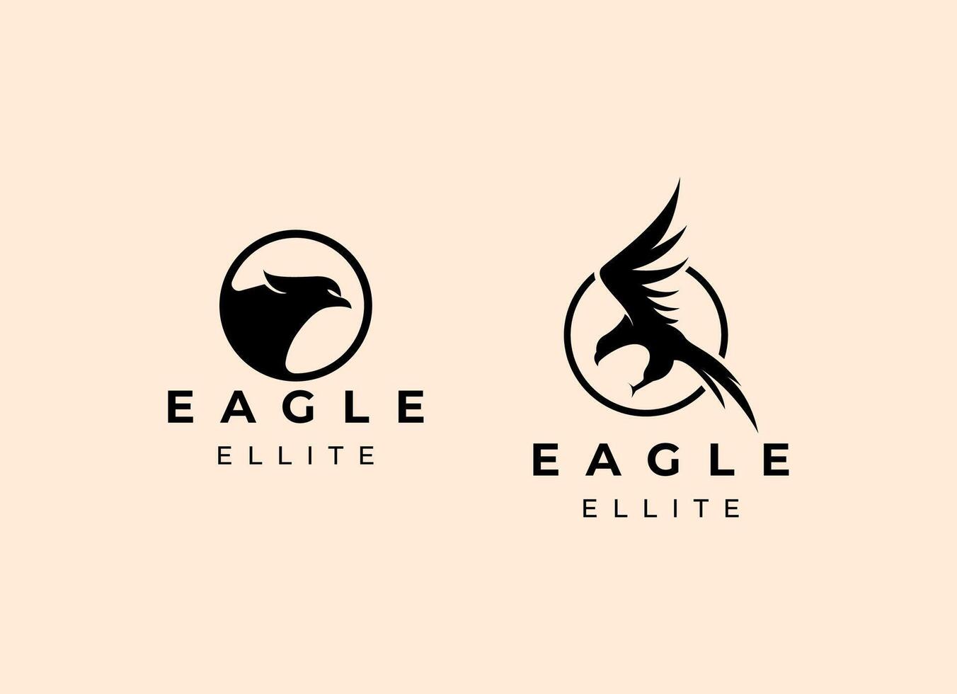 Head eagle logo design. Eagle logo vector