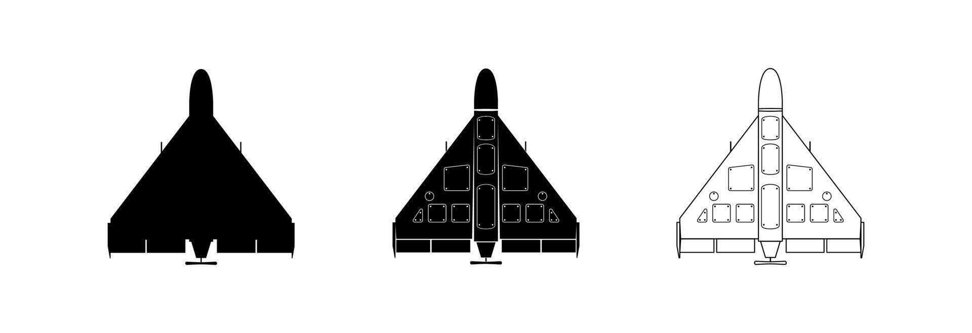 War drone Shahed vector