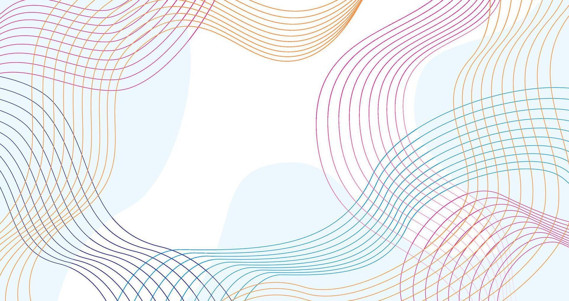 abstract wavy lines vector