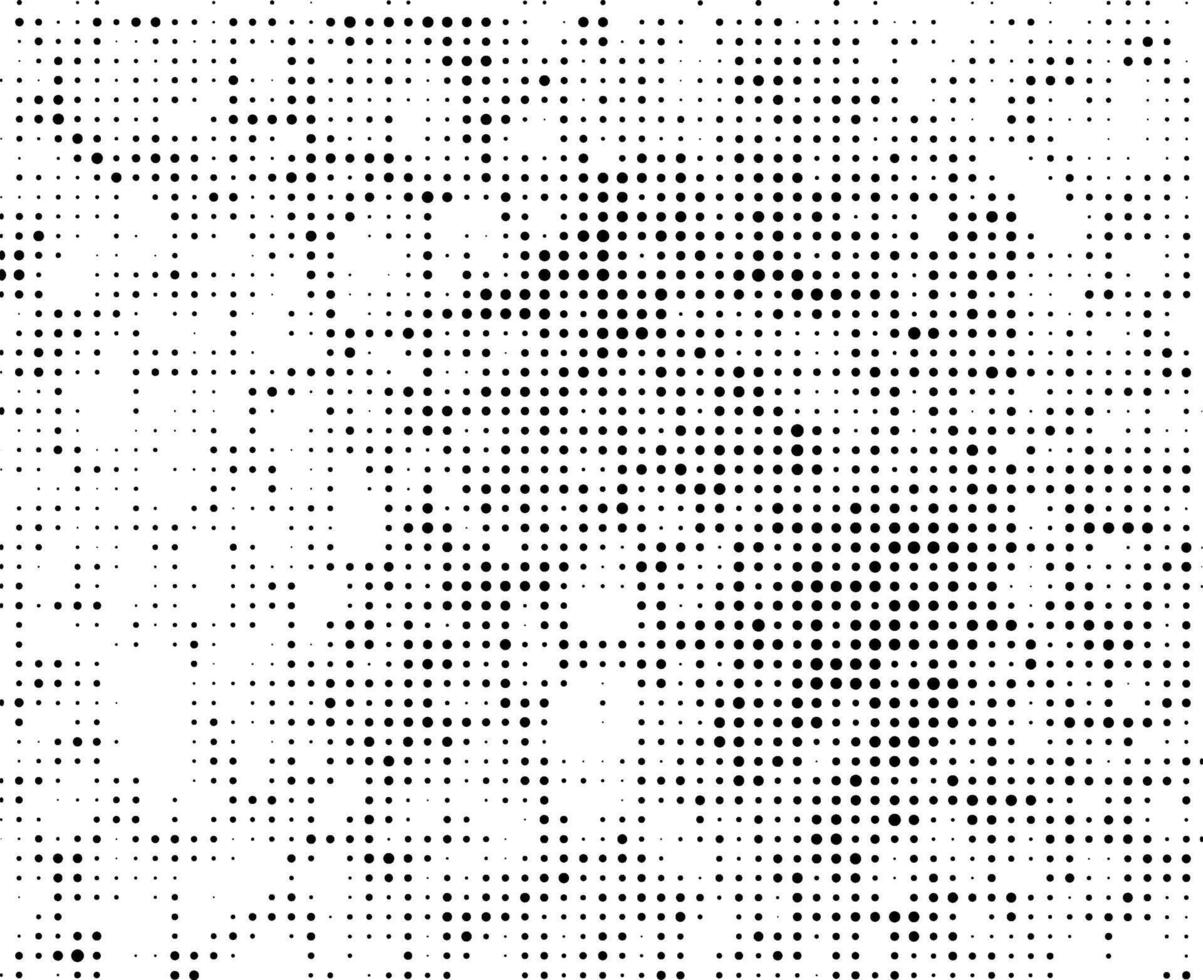 vintage halftone dot and square hf tone, a black and white halftone pattern with a white background, a black and white halftone pattern with dots with grunge effect, a black and white dot vector