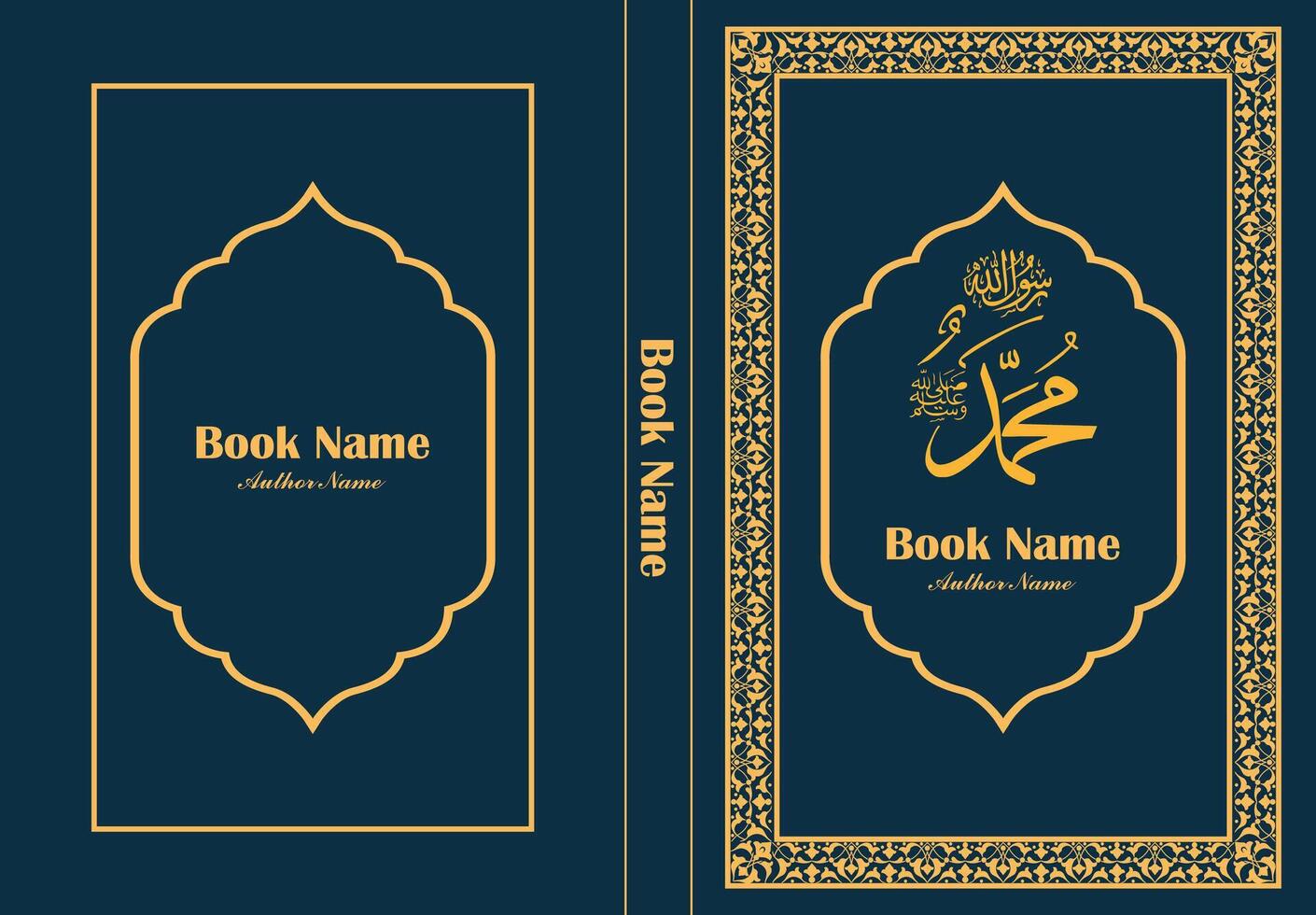 Islamic Book Cover Vector Graphics