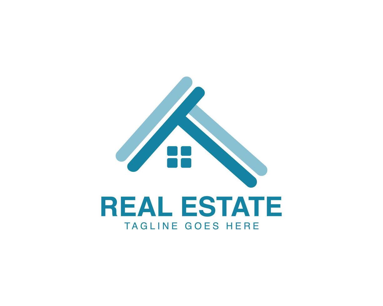 Real estate logo template vector