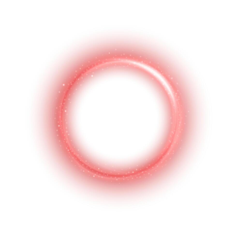 Round Red Light Twisted on Red Background, Suitable For Product Advertising, Product Design, and Other, Vector Illustration