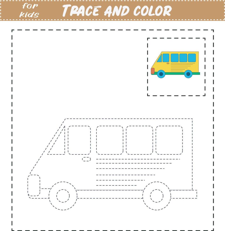 dibujado a mano rastro y color carros y vehículos vector