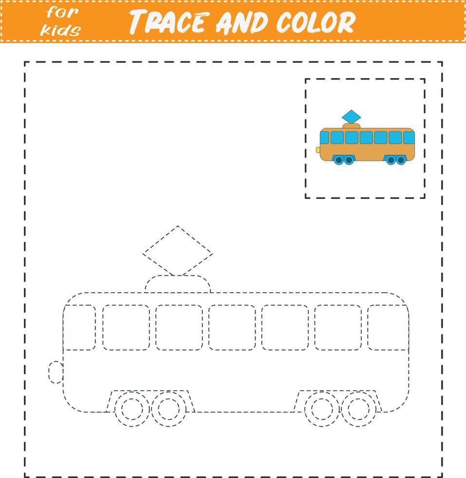 Hand-drawn trace and colour cars and vehicles vector