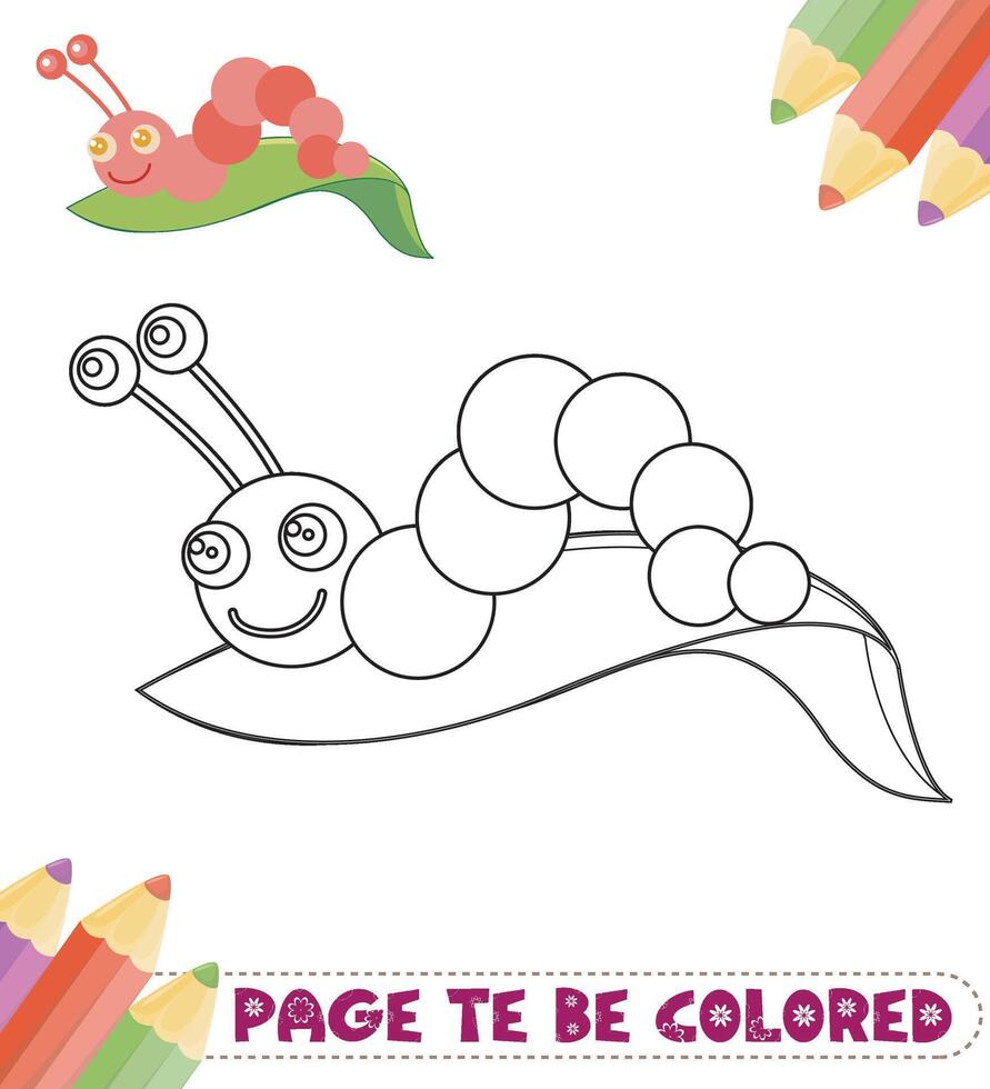 Coloring Book Cute Animals vector