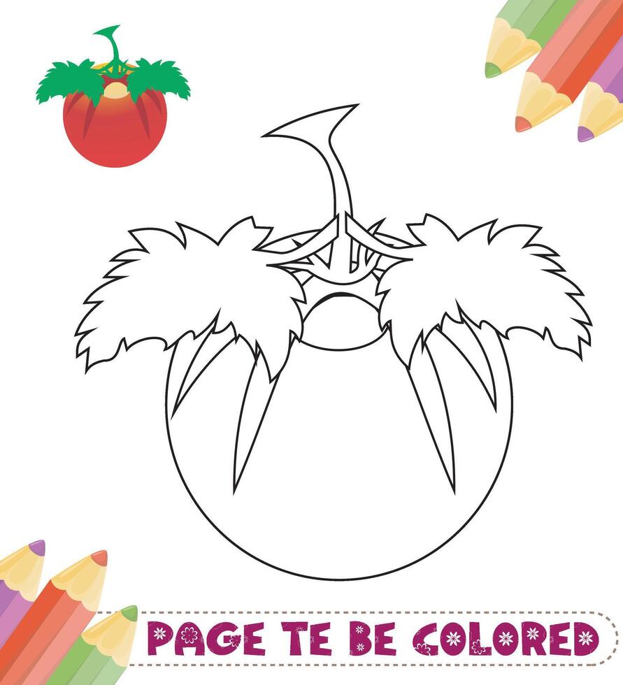 Coloring Book Cute Animals vector