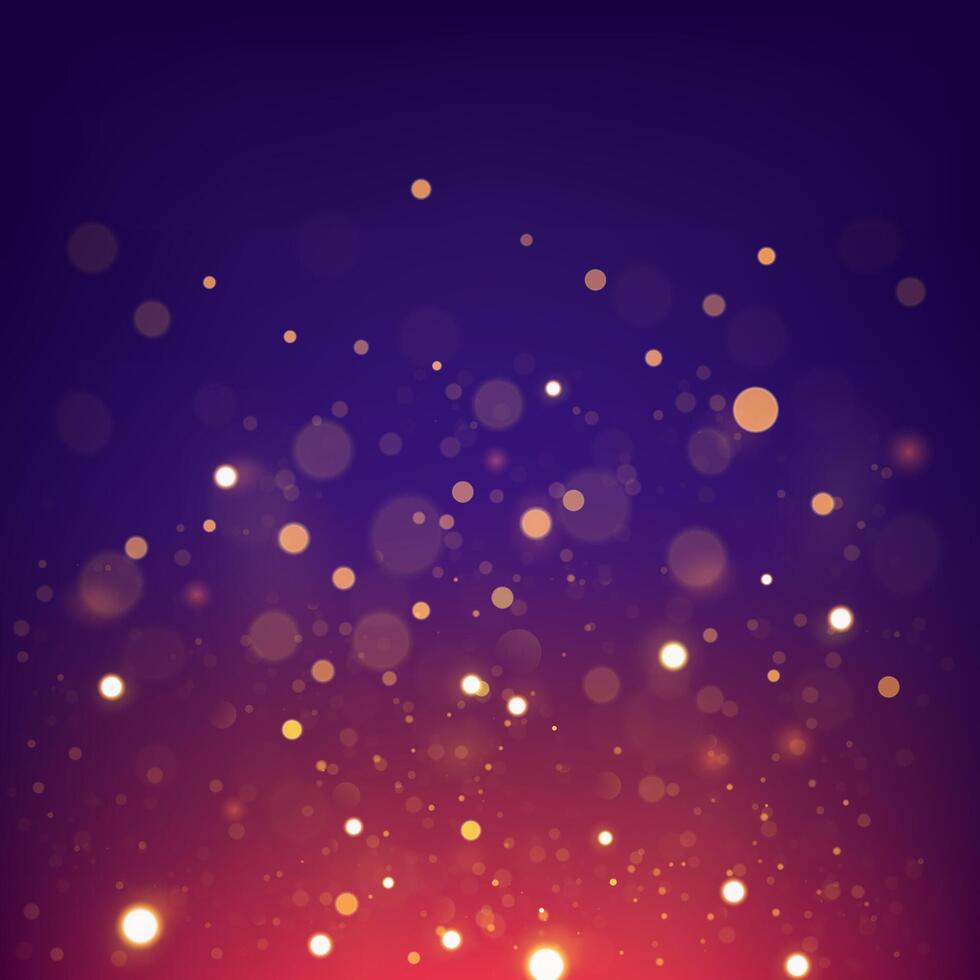 Fire Sparks on Abstract Background, Vector Illustration