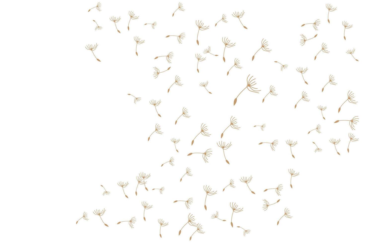 Dandelion Logo, Vector Plant Dandelion flower, Design Icon Template