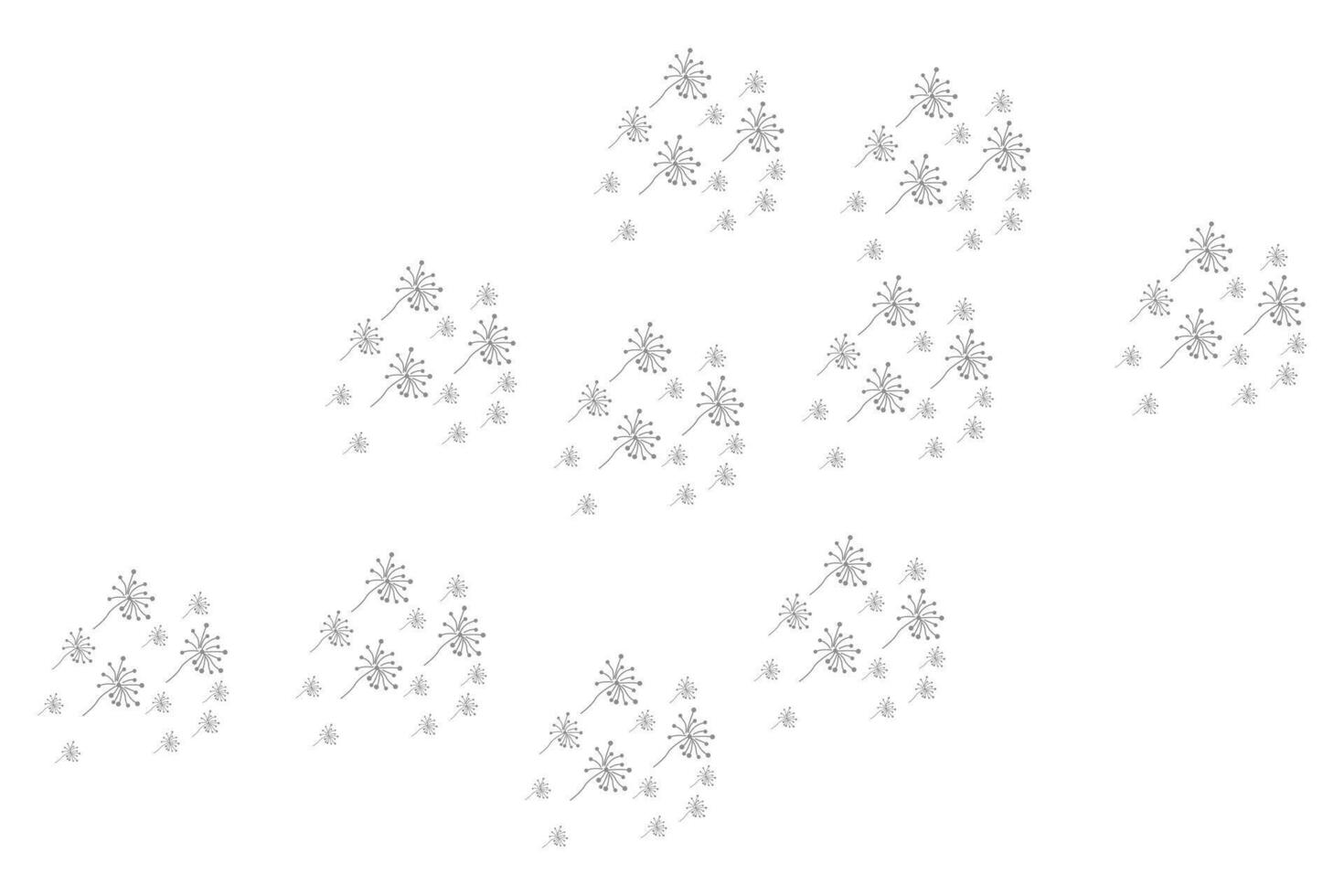 Dandelion Logo, Vector Plant Dandelion flower, Design Icon Template