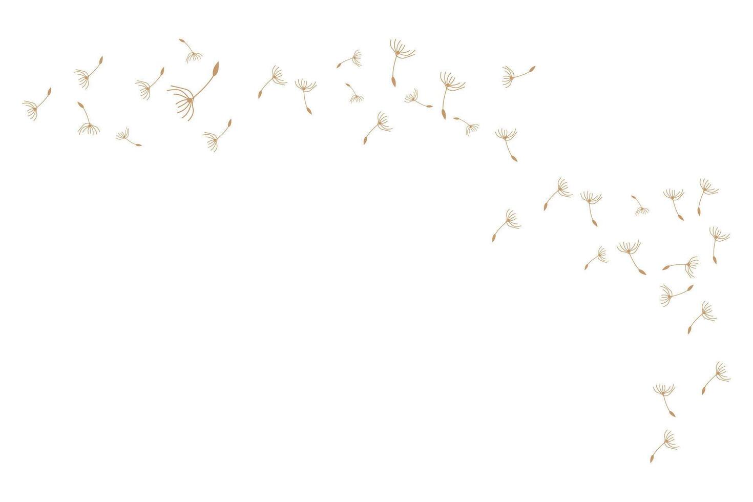 Dandelion Logo, Vector Plant Dandelion flower, Design Icon Template