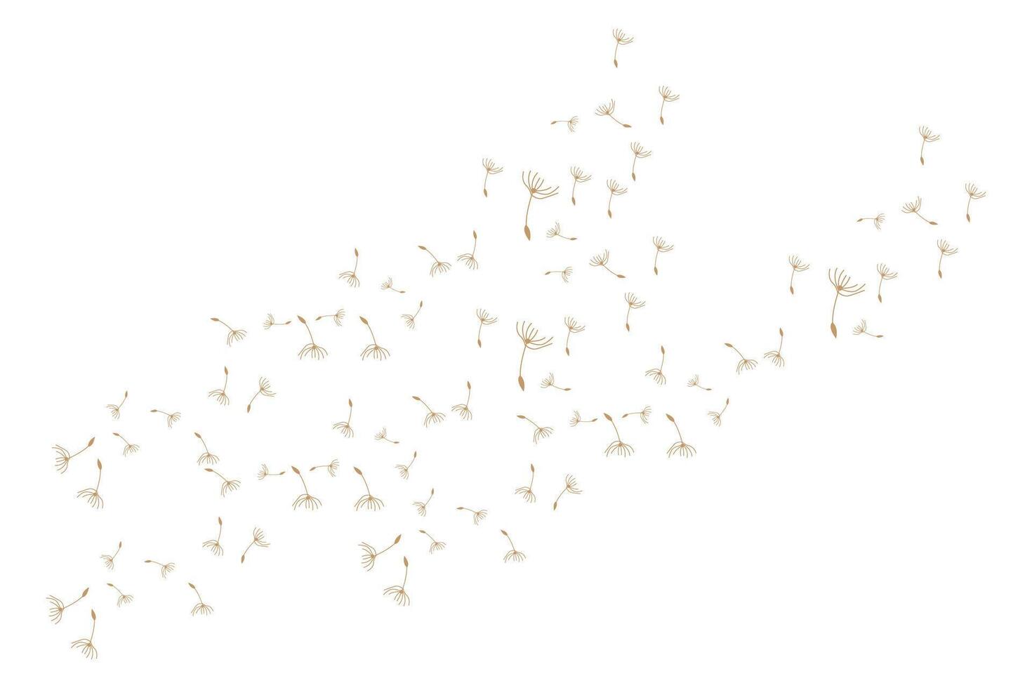 Dandelion Logo, Vector Plant Dandelion flower, Design Icon Template