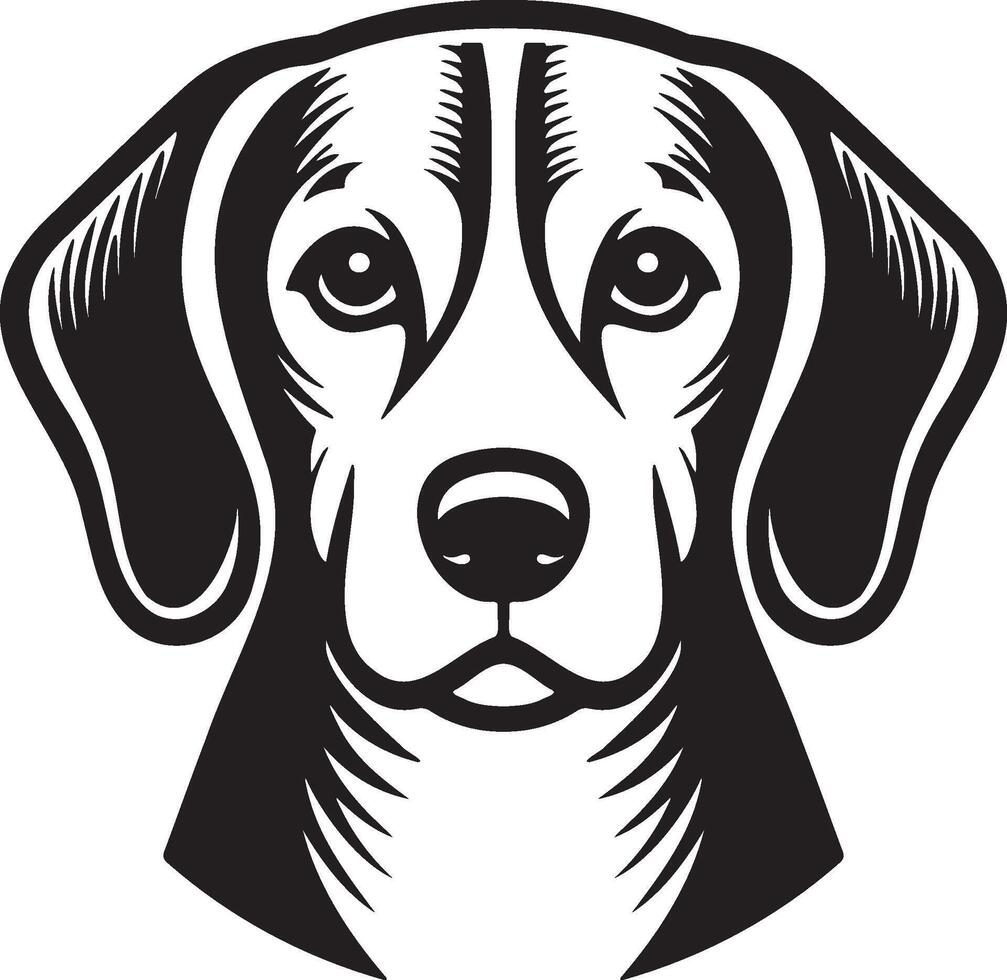 Beagle Dog Illustration. vector