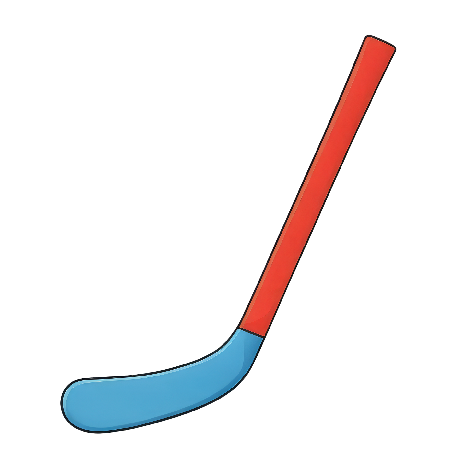 AI generated Hockey Stick Hand Drawn Cartoon Style Illustration