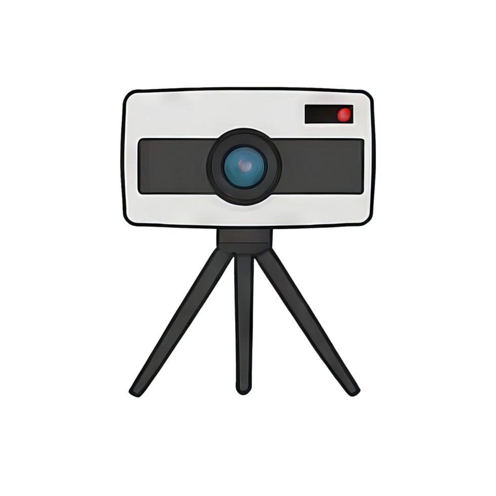 AI generated Projector Hand Drawn Cartoon Style Illustration png