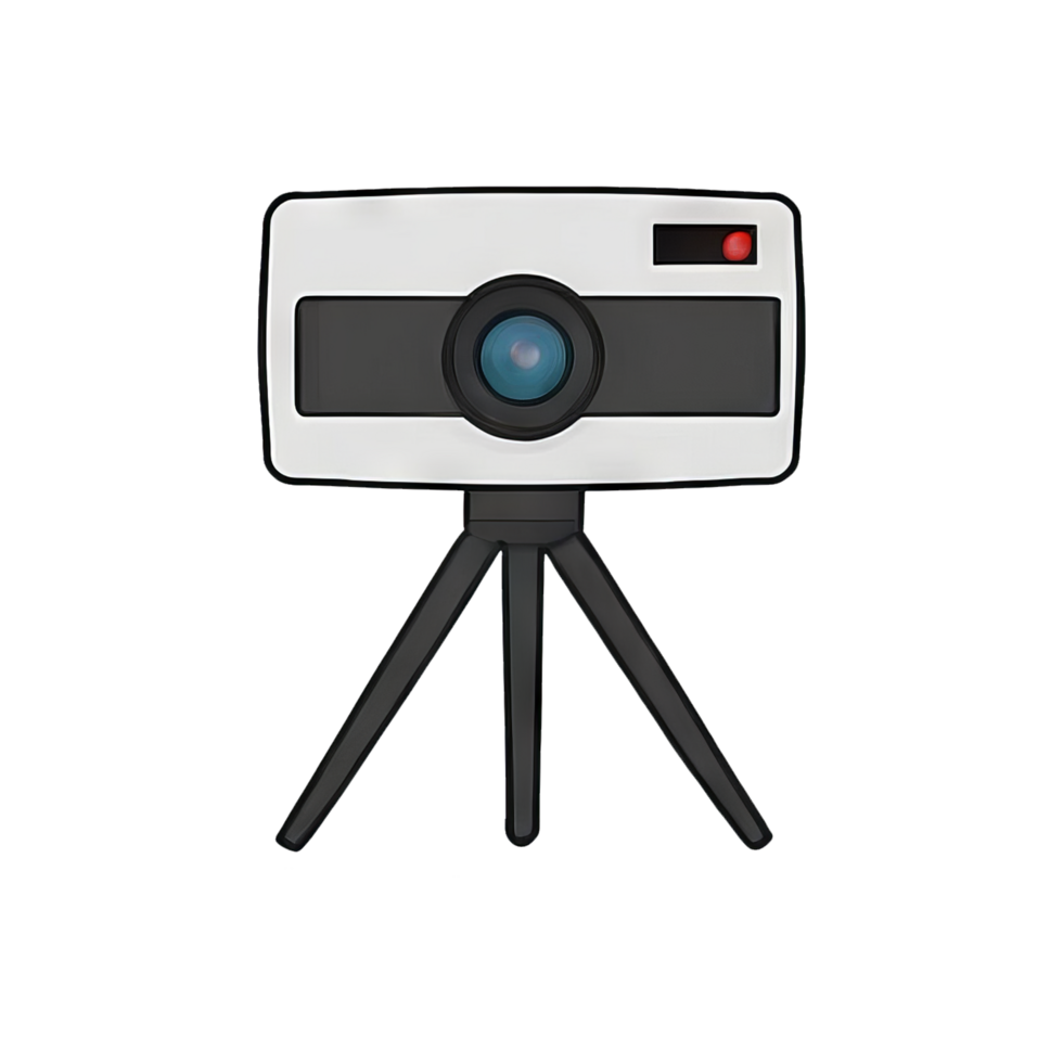 ai gegenereerd projector hand- getrokken tekenfilm stijl illustratie png