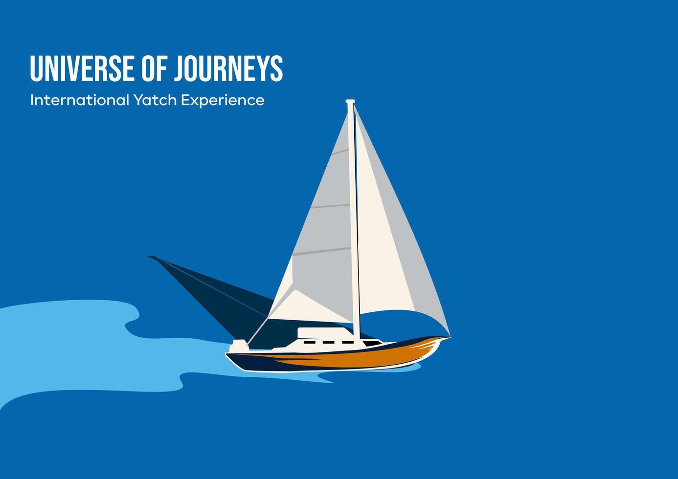 premium boat and ship illustration vector design