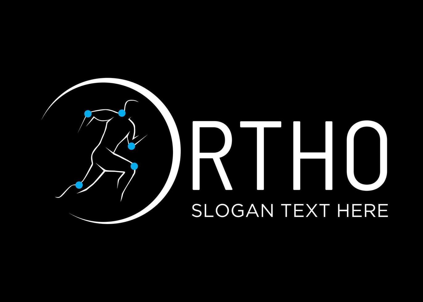 ortho healt idea vector logo design