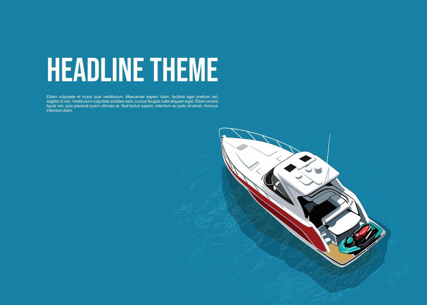 premium boat and ship illustration vector designs