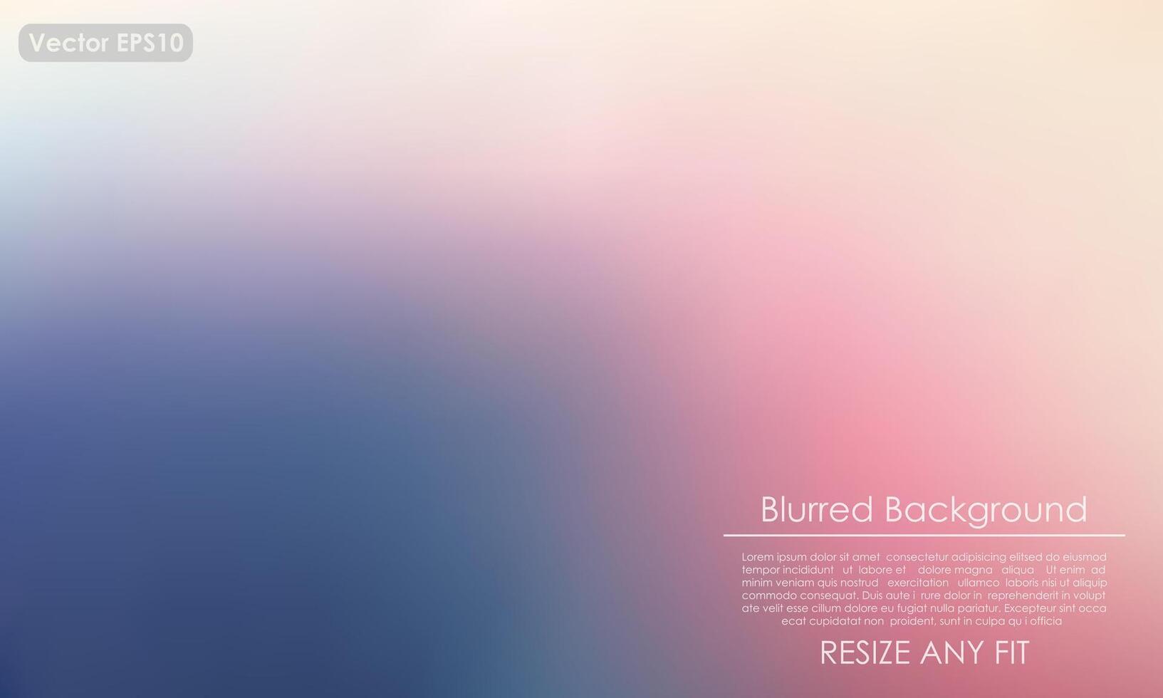 Abstract Blurred Background, Easy to Resize, Vector Illustration
