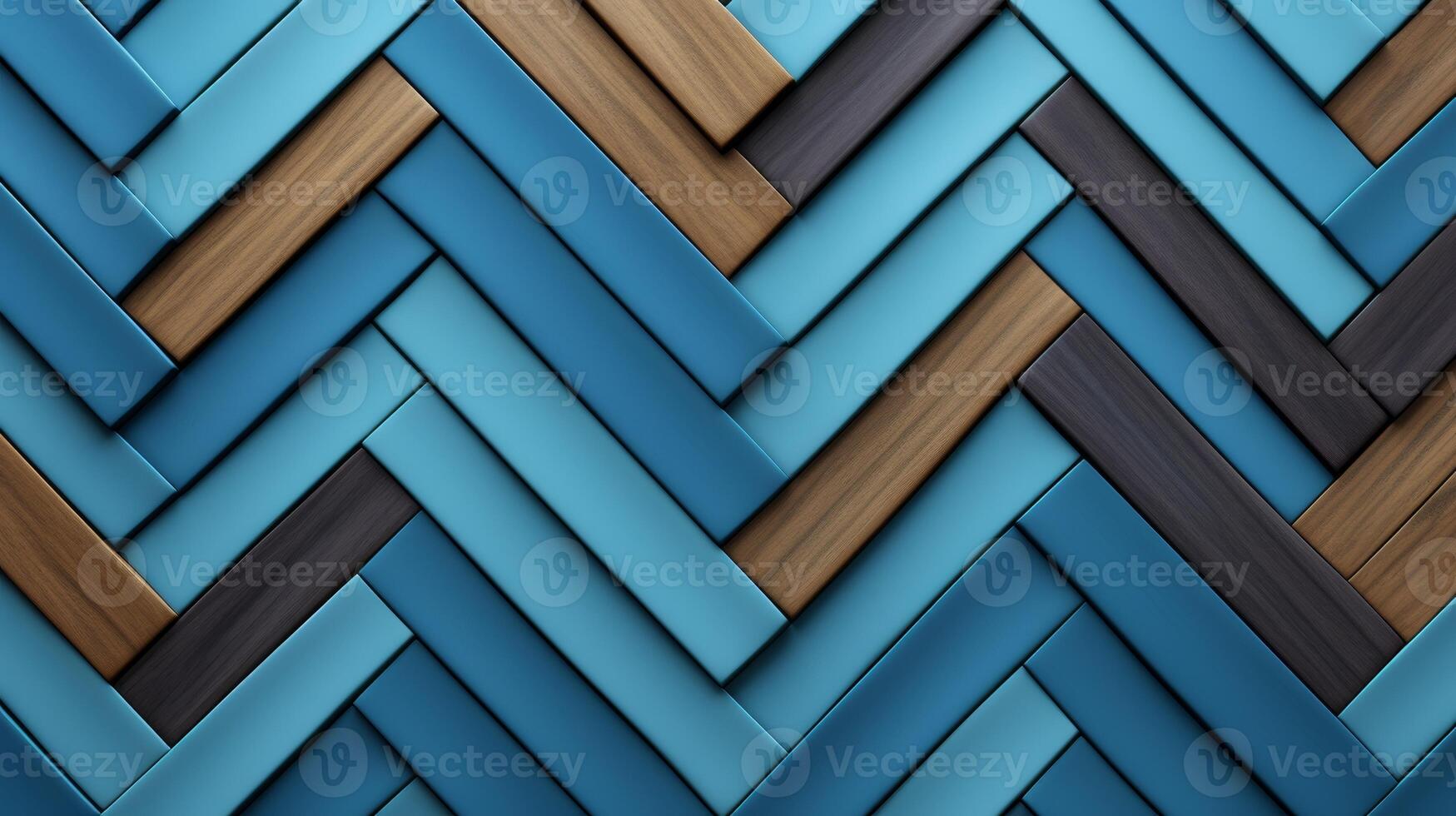 AI generated Detailed abstract pattern with geometric shapes and intricate zigzags, close-up view photo