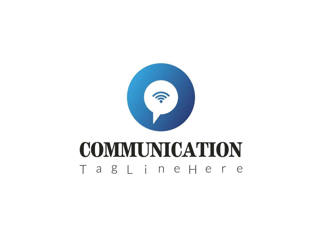 Bold and modern, our logo is a visual testament to the transformative power of communication. vector