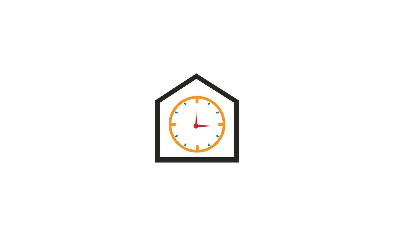 Clock icon in trendy flat style isolated on background. Clock icon page symbol for your web site design Clock icon logo, app, UI. Clock icon Vector illustration, EPS10.