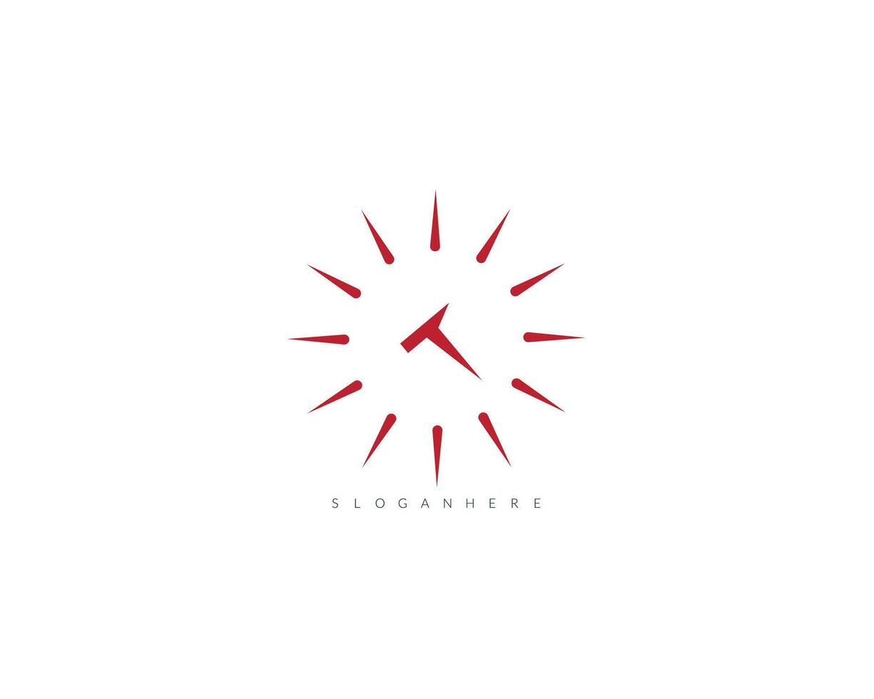 Through its innovative design, our logo represents the evolution of timekeeping in the digital age. vector