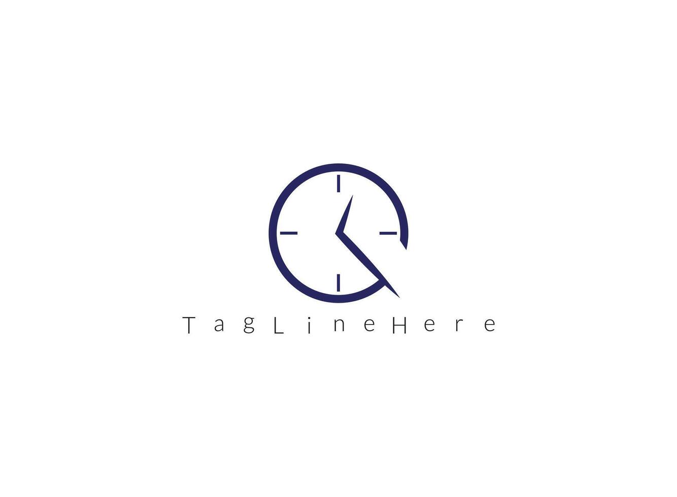 Our logo symbolizes the power of time to shape our lives and define our experiences. vector